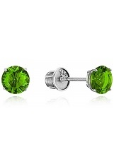  gorgeous mini august toddler birthstone earrings